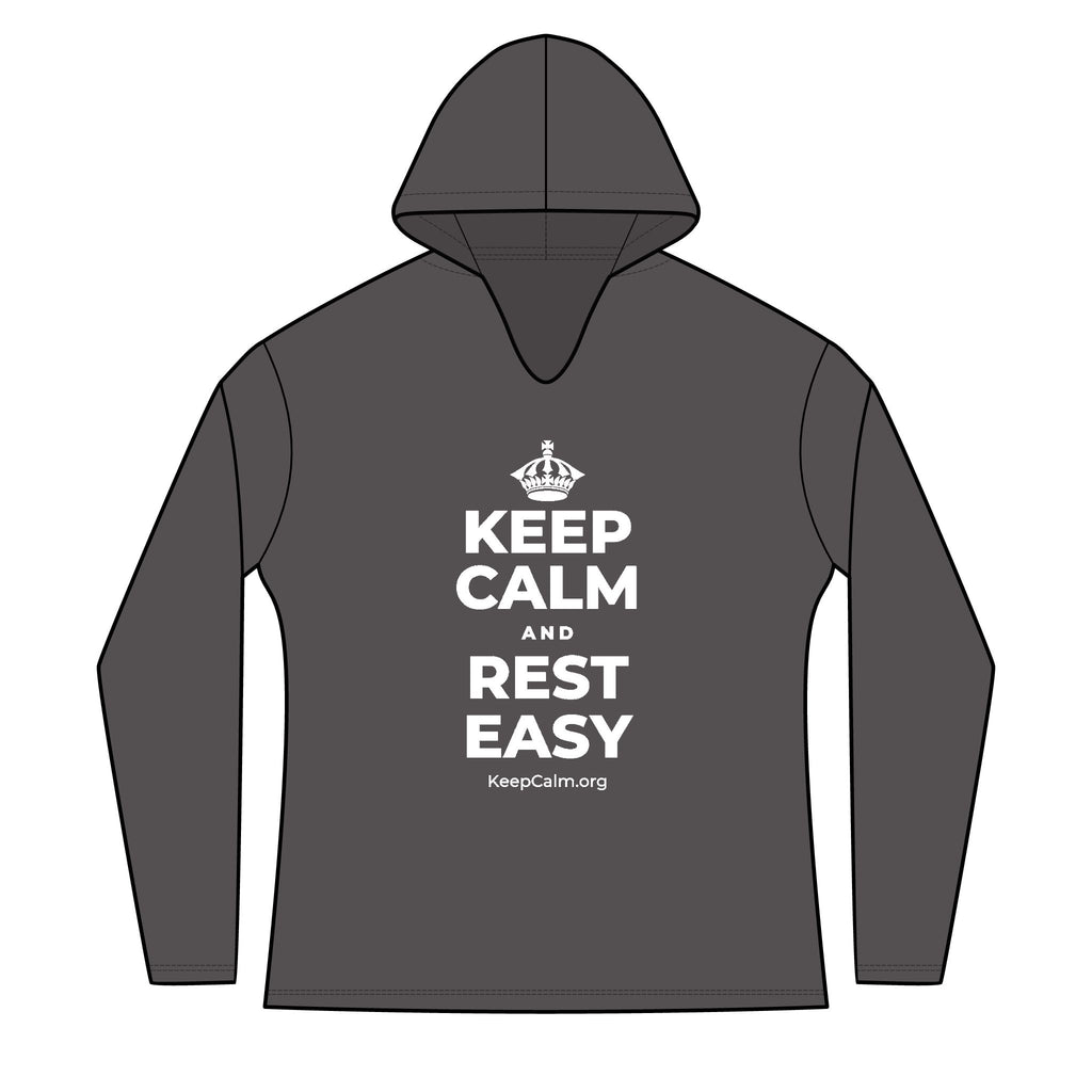 KEEP CALM AND REST EASY Women's Long Sleeve Hoodie
