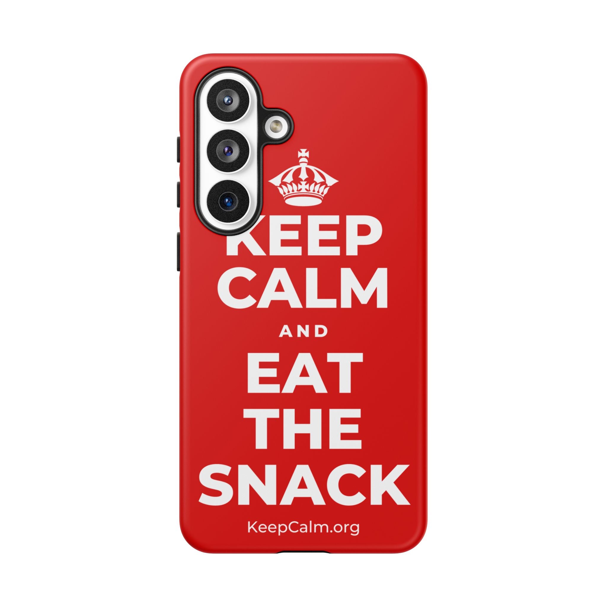 KEEP CALM AND EAT THE SNACK Phone Case