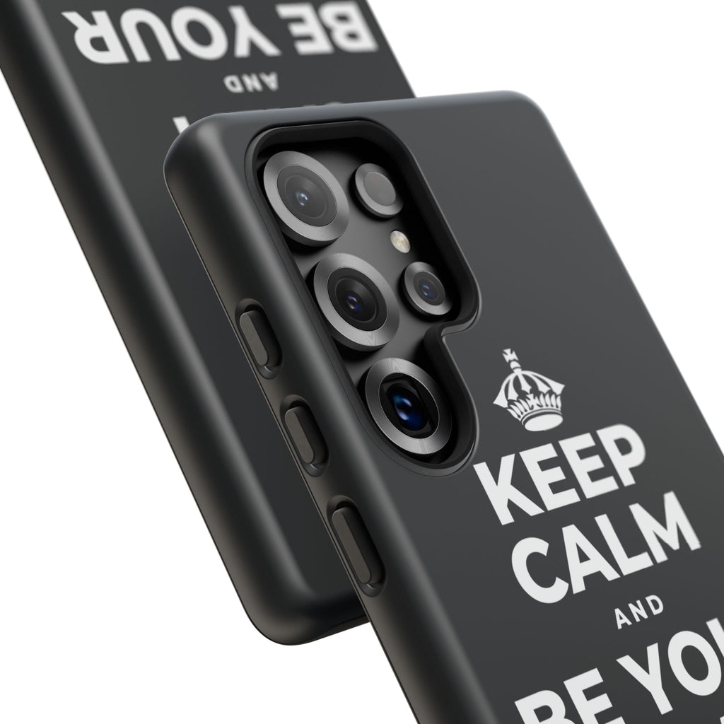KEEP CALM AND BE YOUR OWN VALENTINE Phone Case (Dark)
