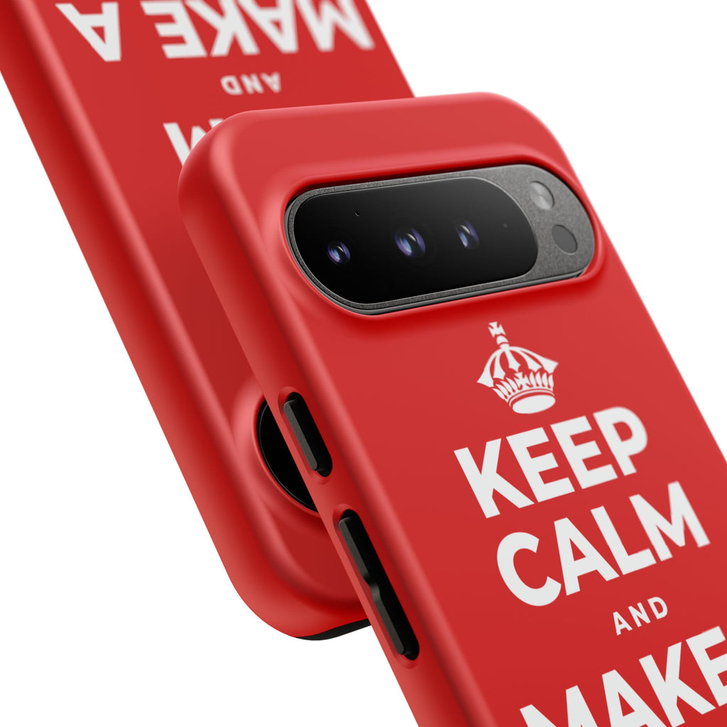 KEEP CALM AND MAKE A HAPPY MEMORY Phone Case