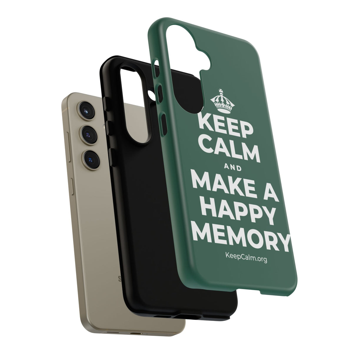 KEEP CALM AND MAKE A HAPPY MEMORY Phone Case