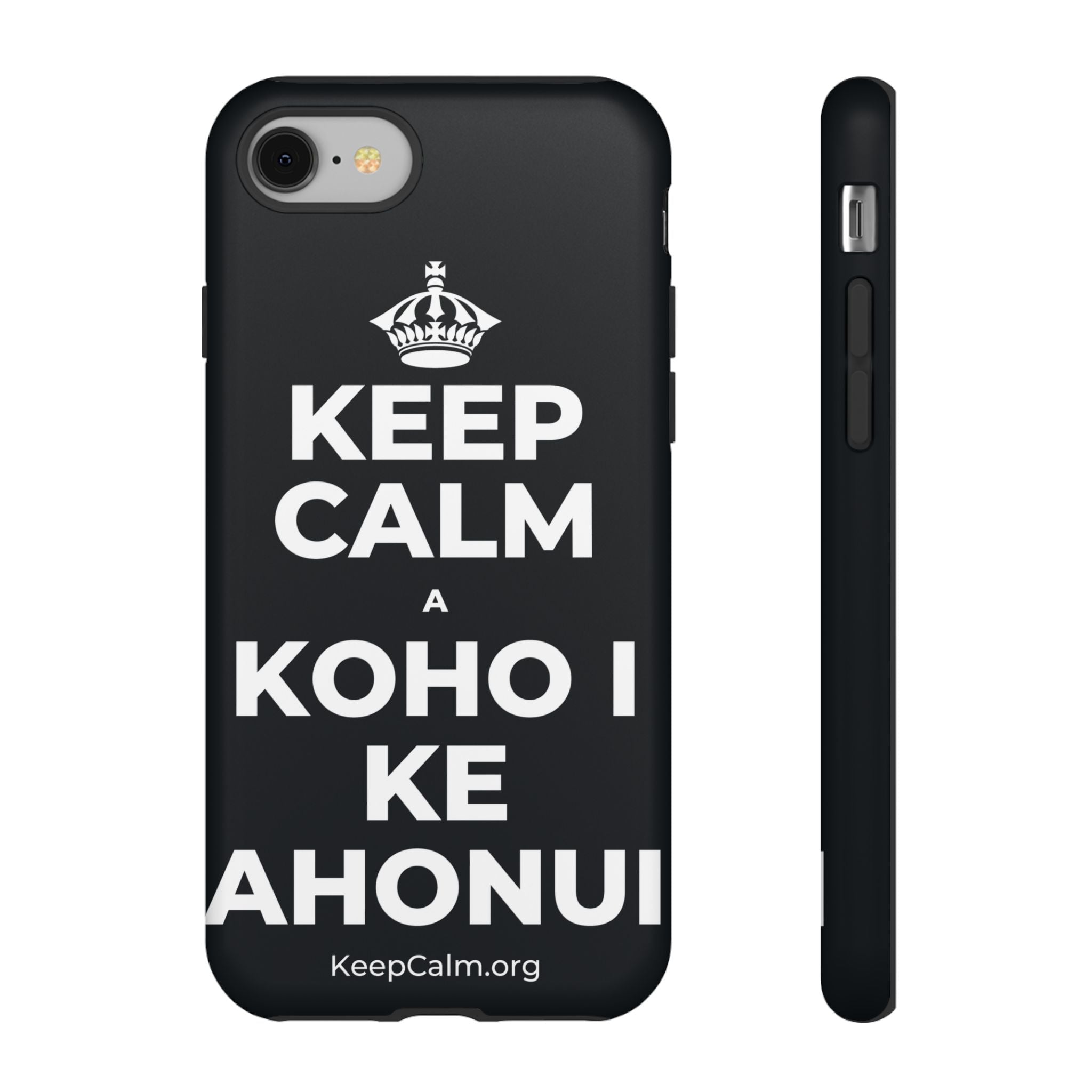 KEEP CALM A KOHO I KE AHONUI Phone Case (Dark)