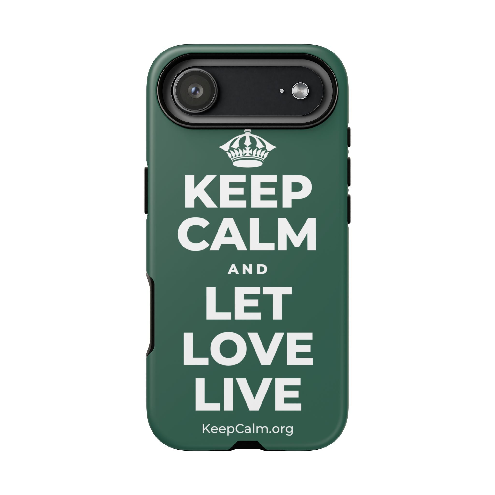 KEEP CALM AND LET LOVE LIVE Phone Case