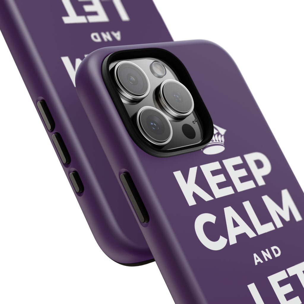 KEEP CALM AND LET IT RAIN Phone Case