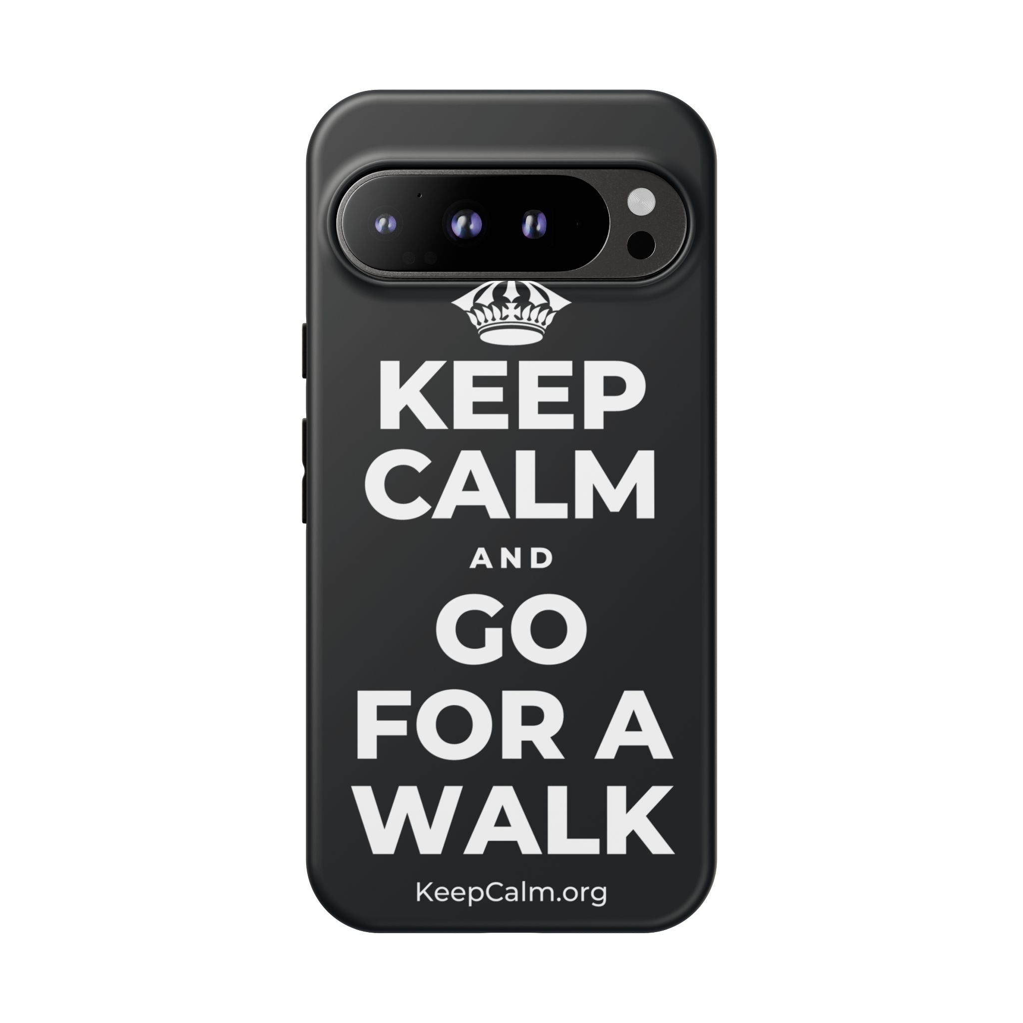 KEEP CALM AND GO FOR A WALK Phone Case (Dark)