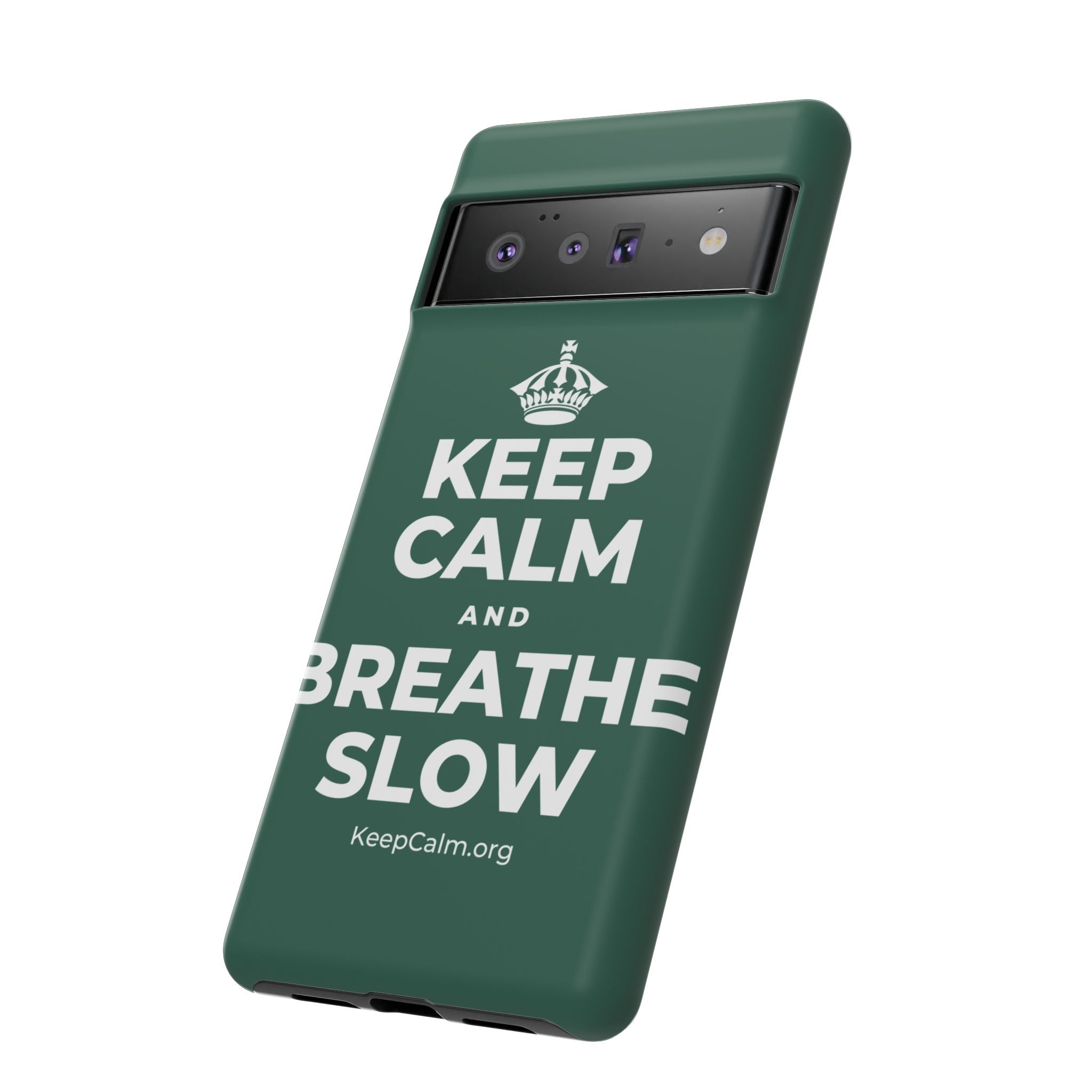 KEEP CALM AND BREATHE SLOW Phone Case