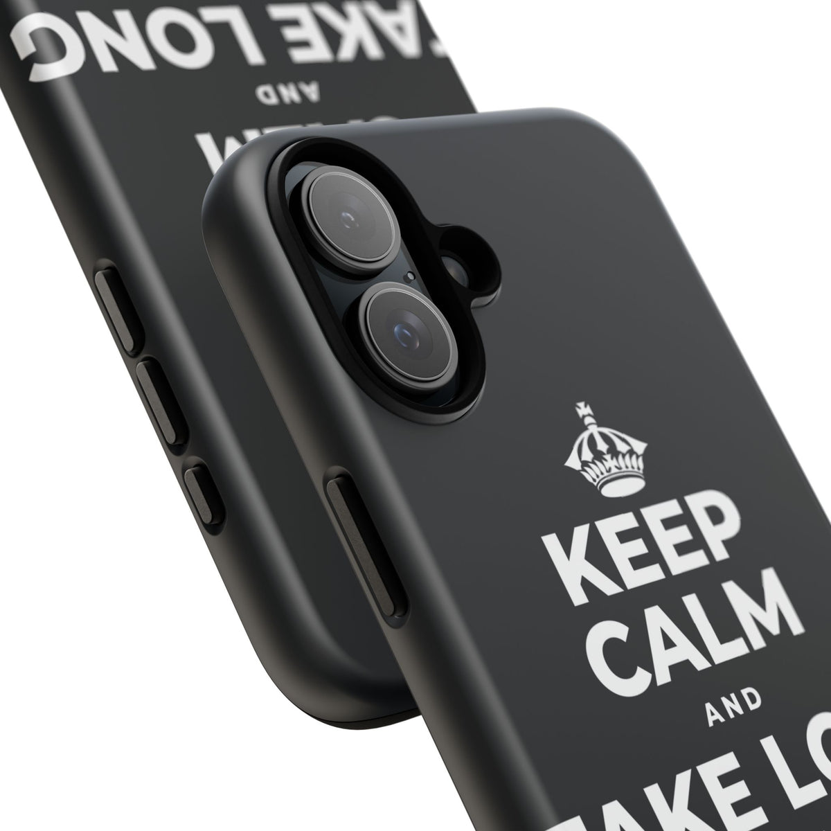 KEEP CALM AND TAKE LONG WALKS ON THE BEACH Phone Case (Dark)
