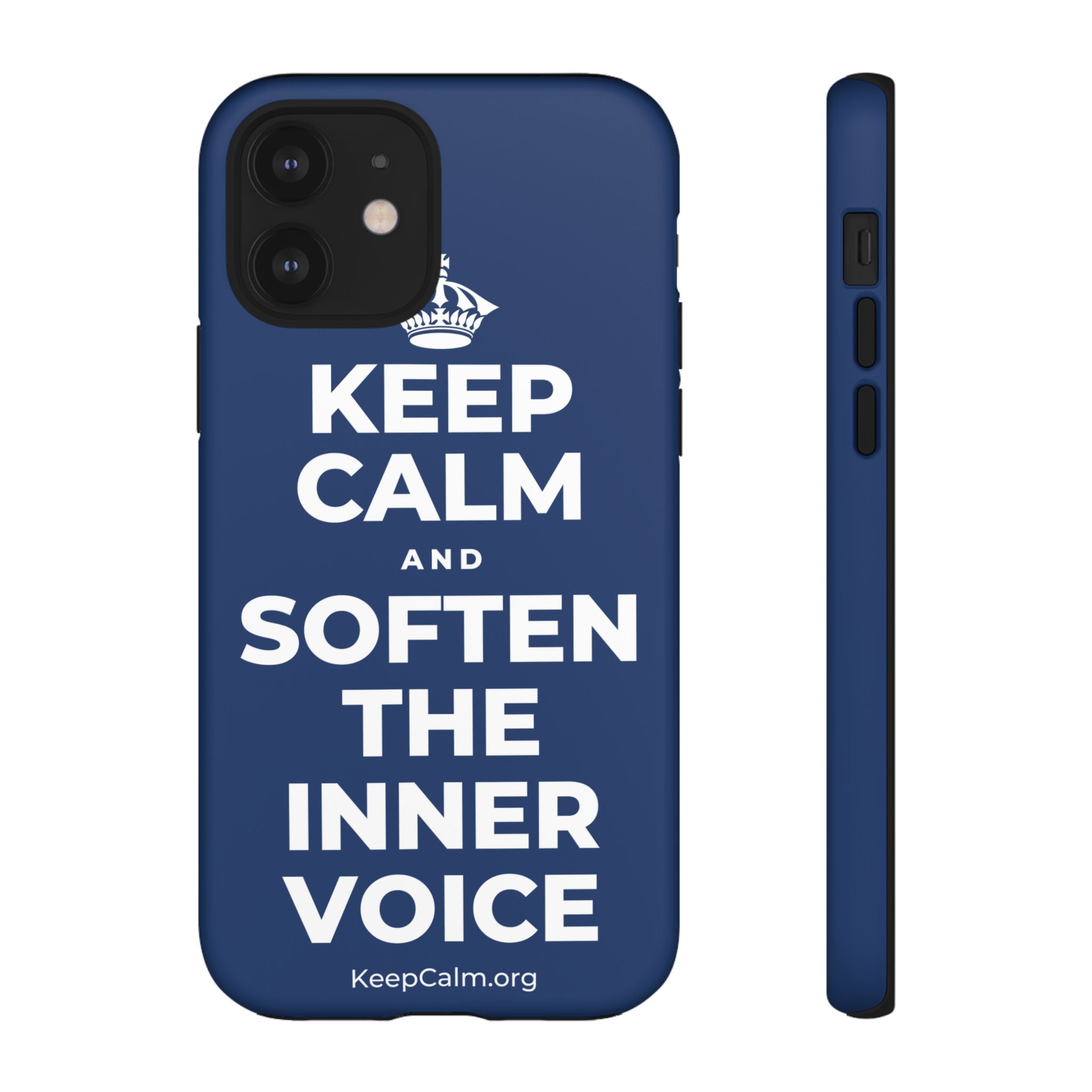 KEEP CALM AND SOFTEN THE INNER VOICE Phone Case