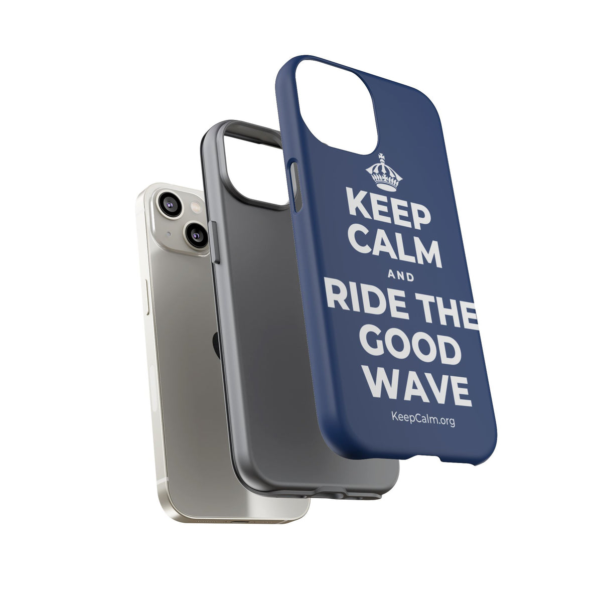 KEEP CALM AND RIDE THE GOOD WAVE Phone Case