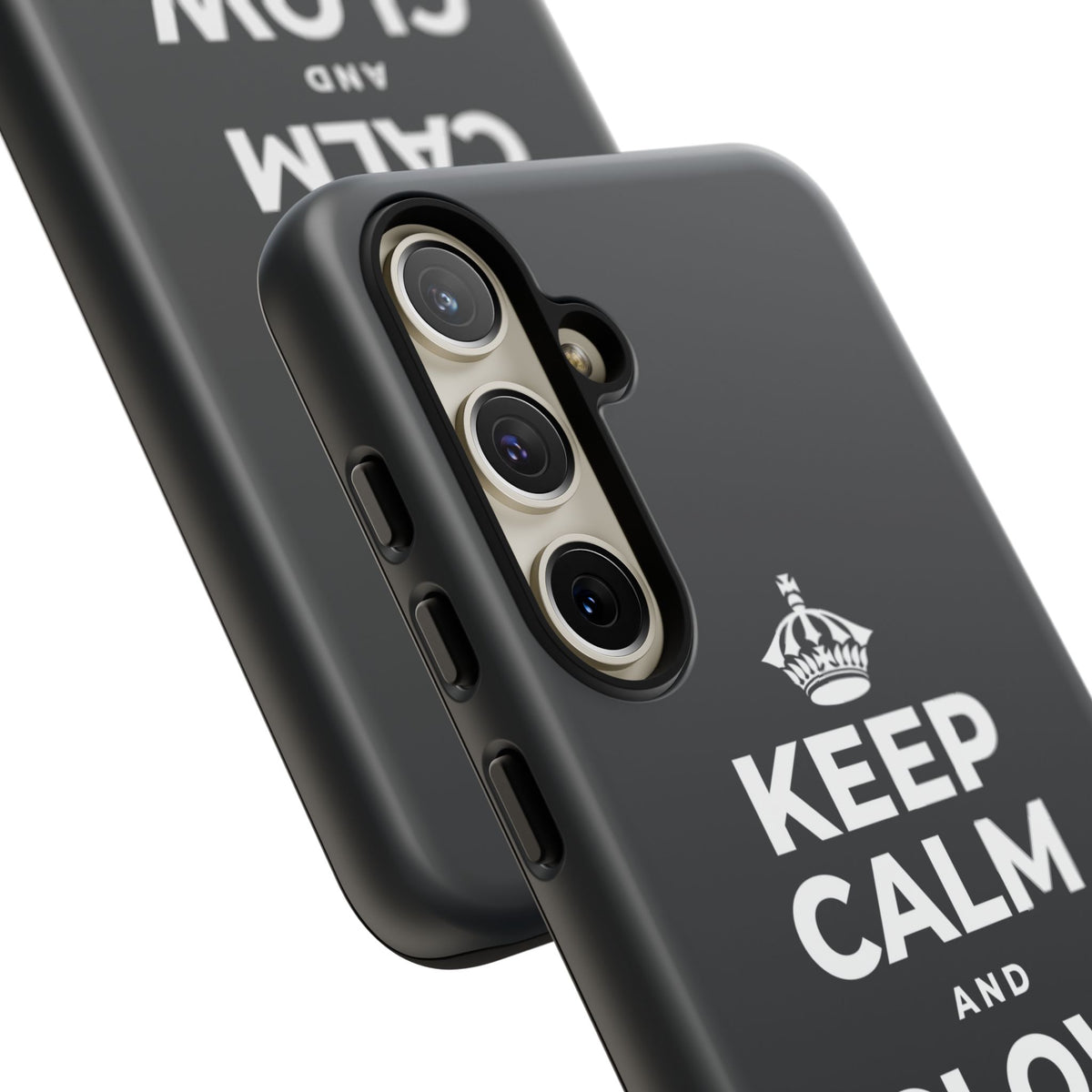 KEEP CALM AND GLOW TOGETHER Phone Case (Dark)