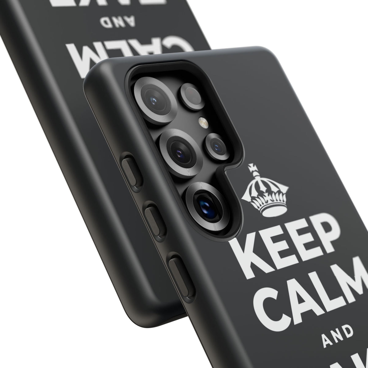 KEEP CALM AND TAKE FLIGHT Phone Case (Dark)