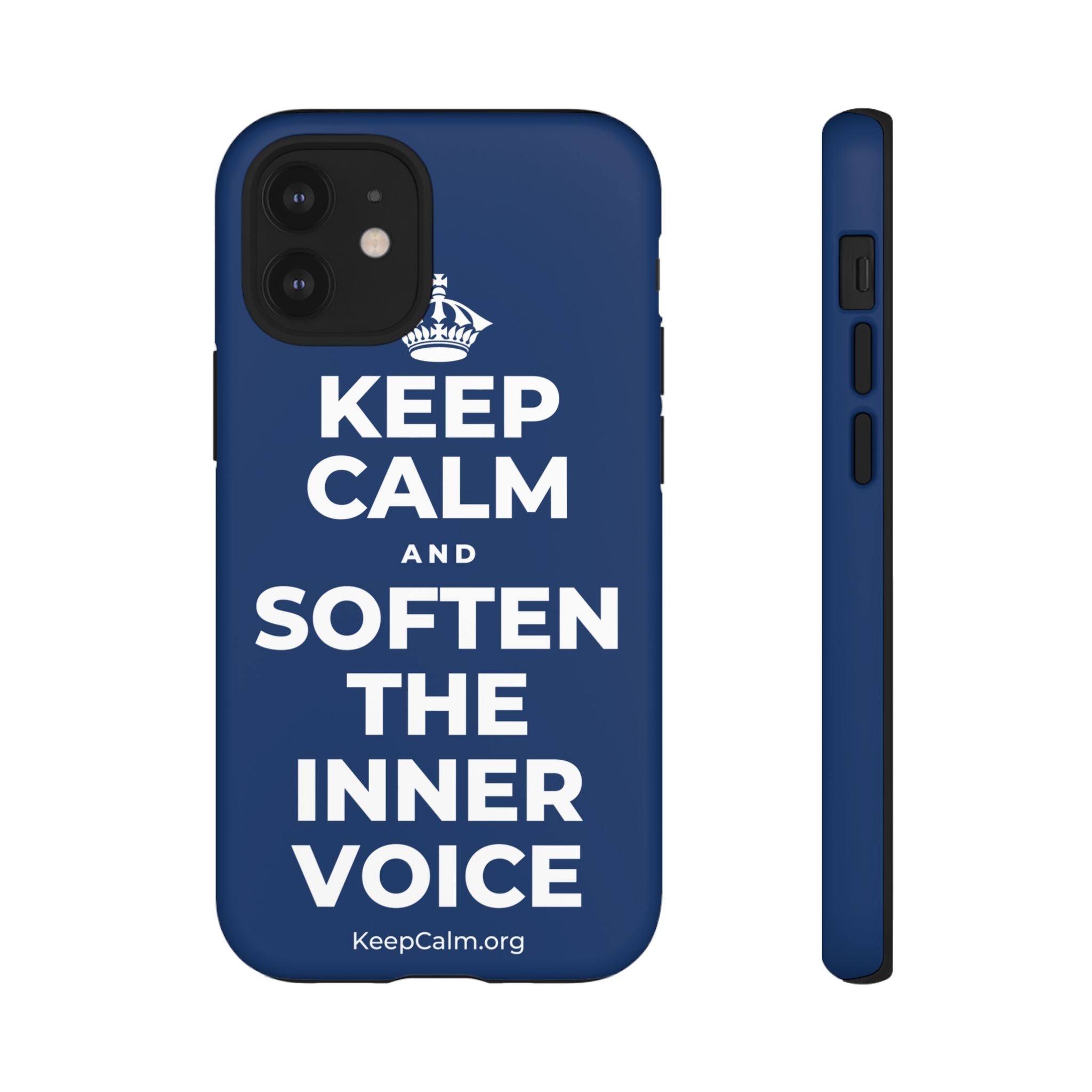 KEEP CALM AND SOFTEN THE INNER VOICE Phone Case