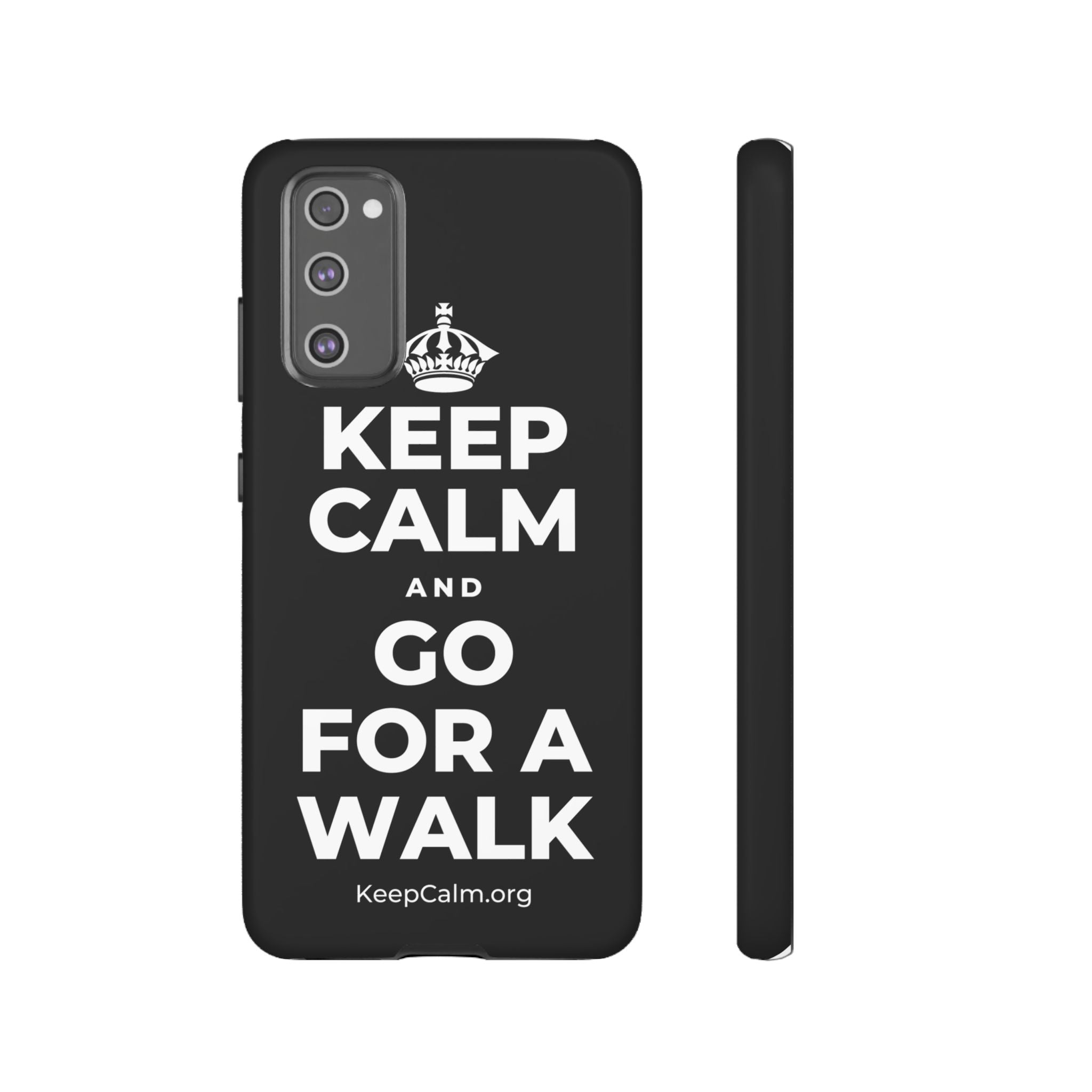 KEEP CALM AND GO FOR A WALK Phone Case