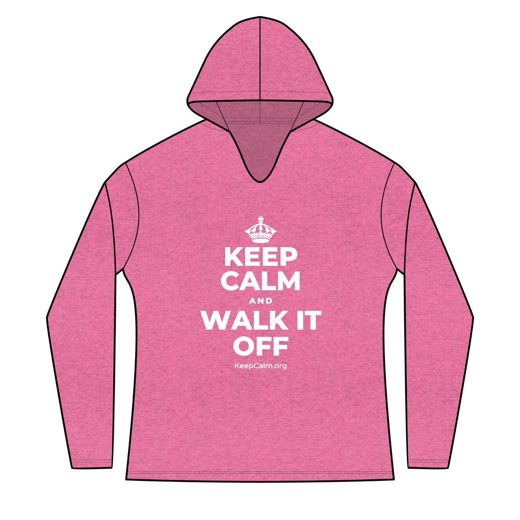 KEEP CALM AND WALK IT OFF Women's Long Sleeve Hoodie
