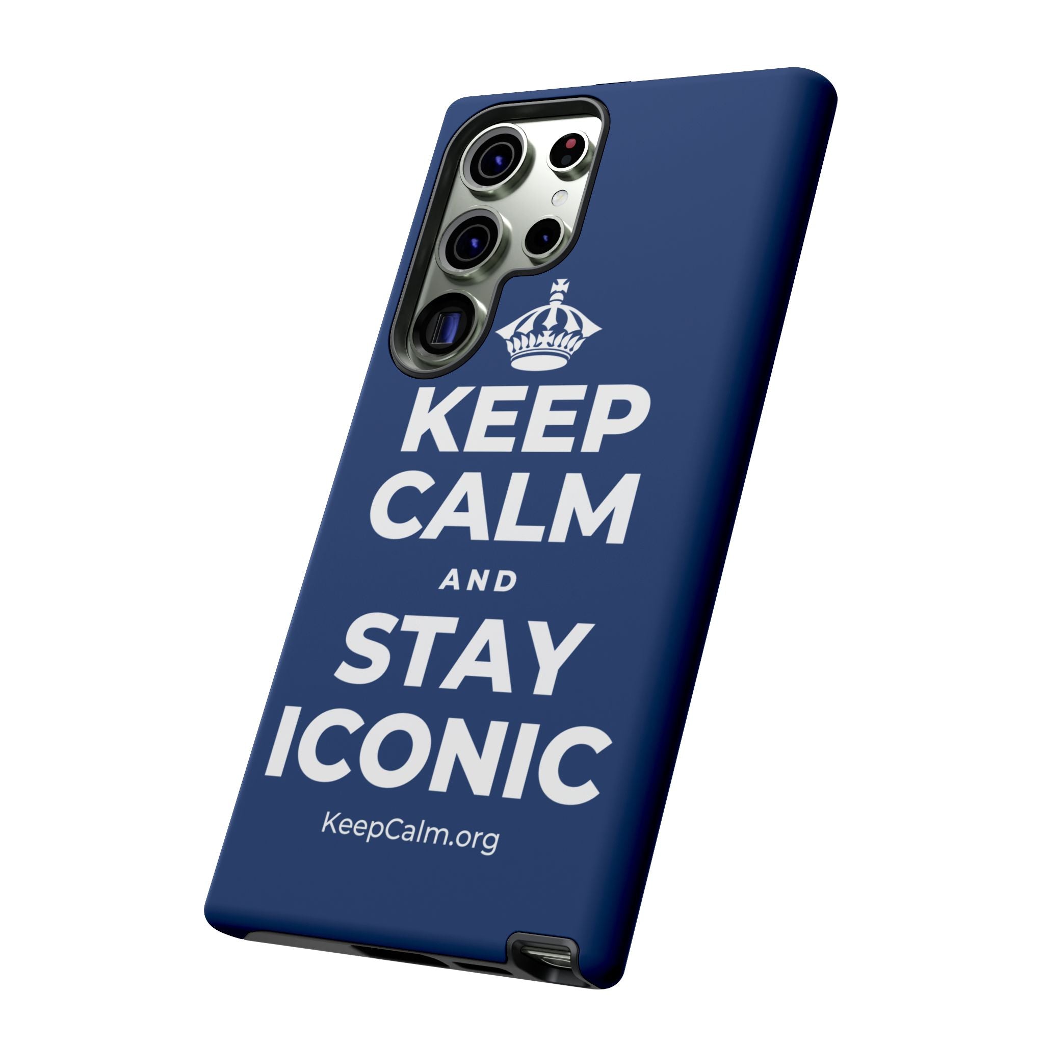 KEEP CALM AND STAY ICONIC Phone Case