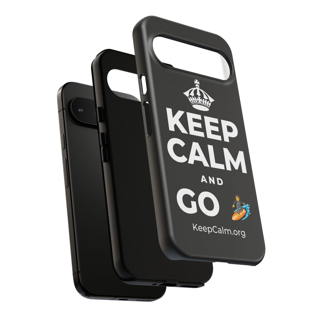 KEEP CALM AND GO 🏄 Phone Case