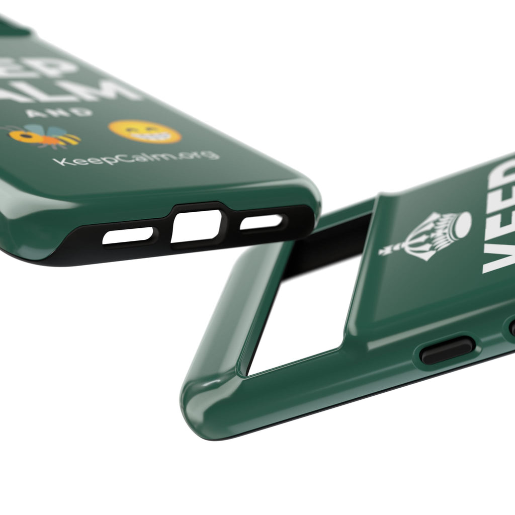 KEEP CALM AND BEE HAPPY Phone Case