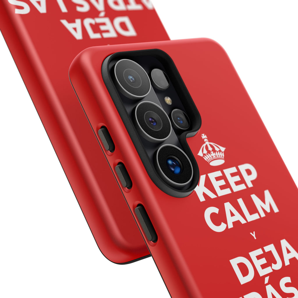 KEEP CALM Y DEJA ATRÁS LAS VIEJAS CARGAS Phone Case
