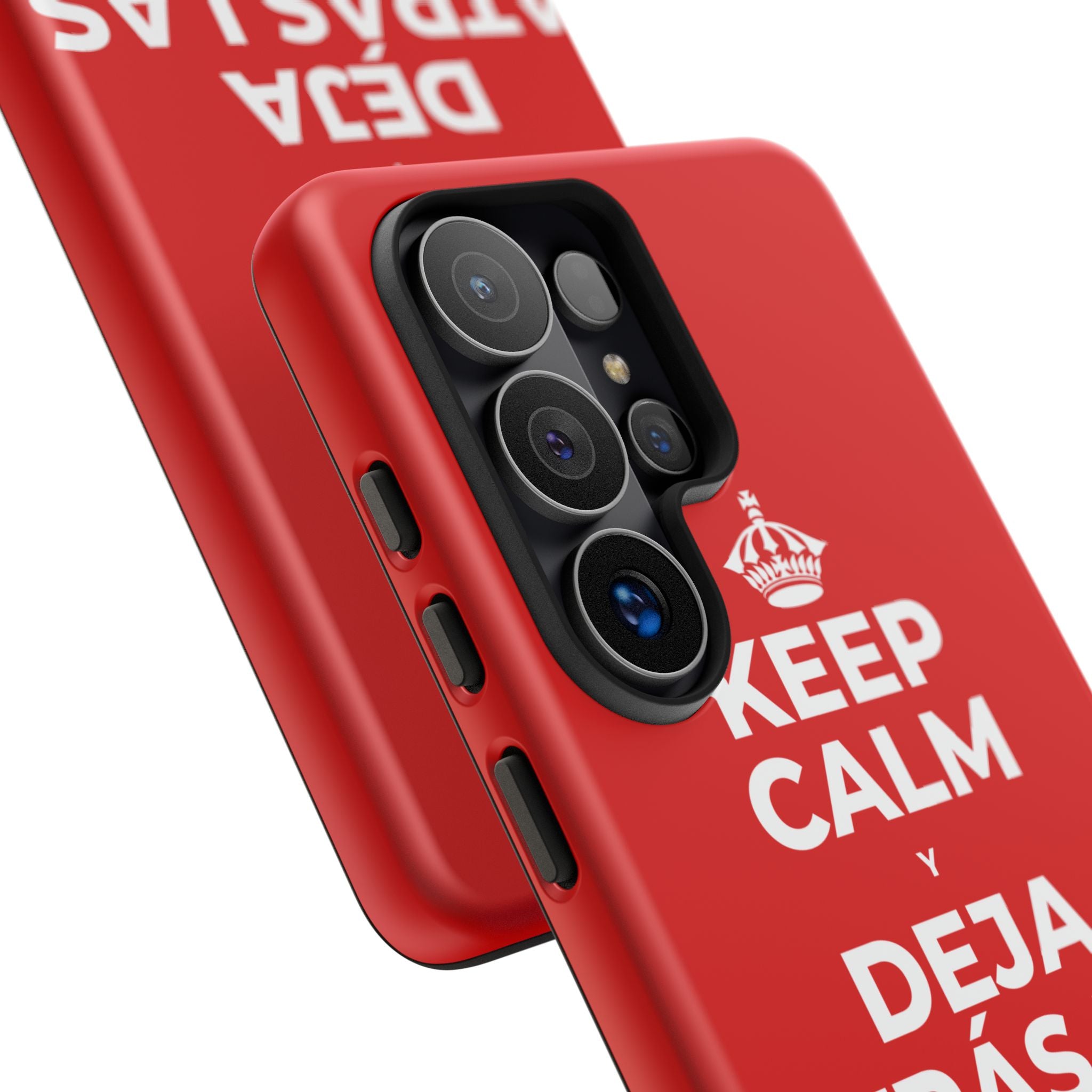 KEEP CALM Y DEJA ATRÁS LAS VIEJAS CARGAS Phone Case