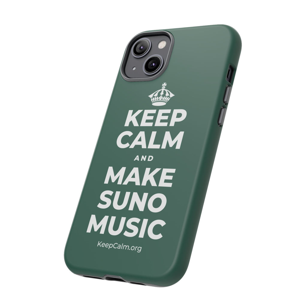KEEP CALM AND MAKE SUNO MUSIC Phone Case