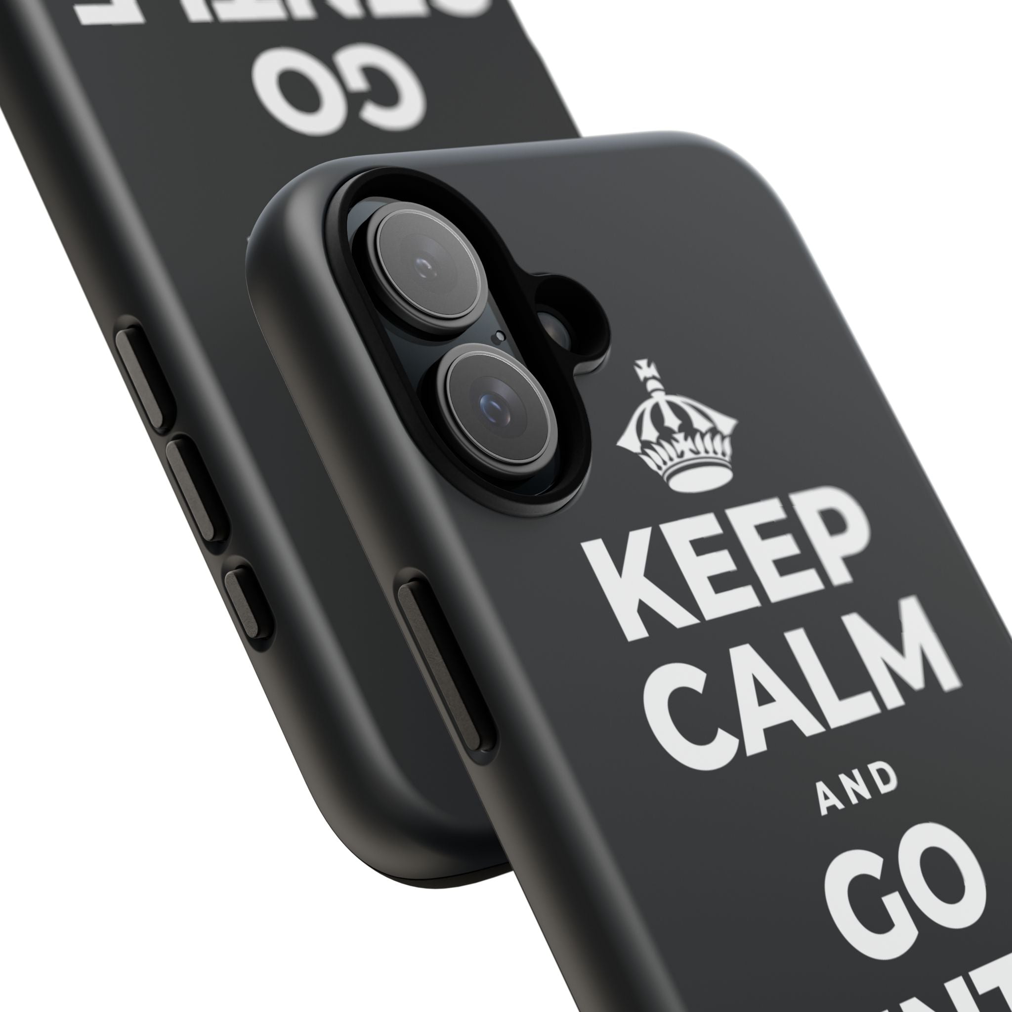 KEEP CALM AND GO GENTLE ON MONDAY Phone Case (Dark)