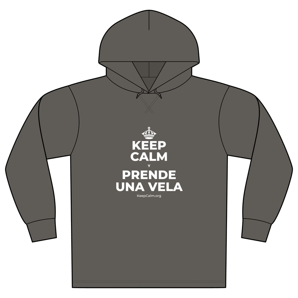 KEEP CALM Y PRENDE UNA VELA Organic Hoodie Tee