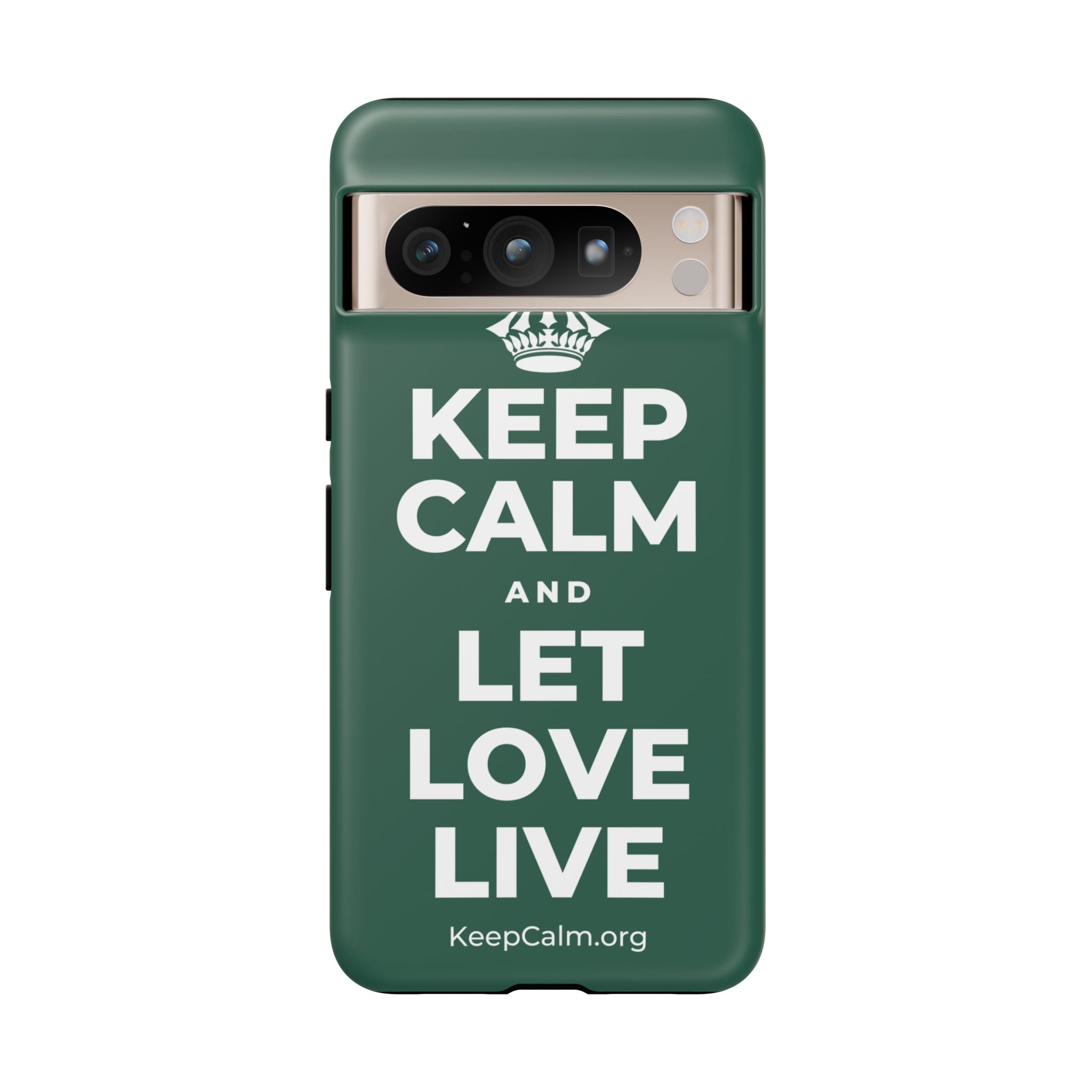 KEEP CALM AND LET LOVE LIVE Phone Case