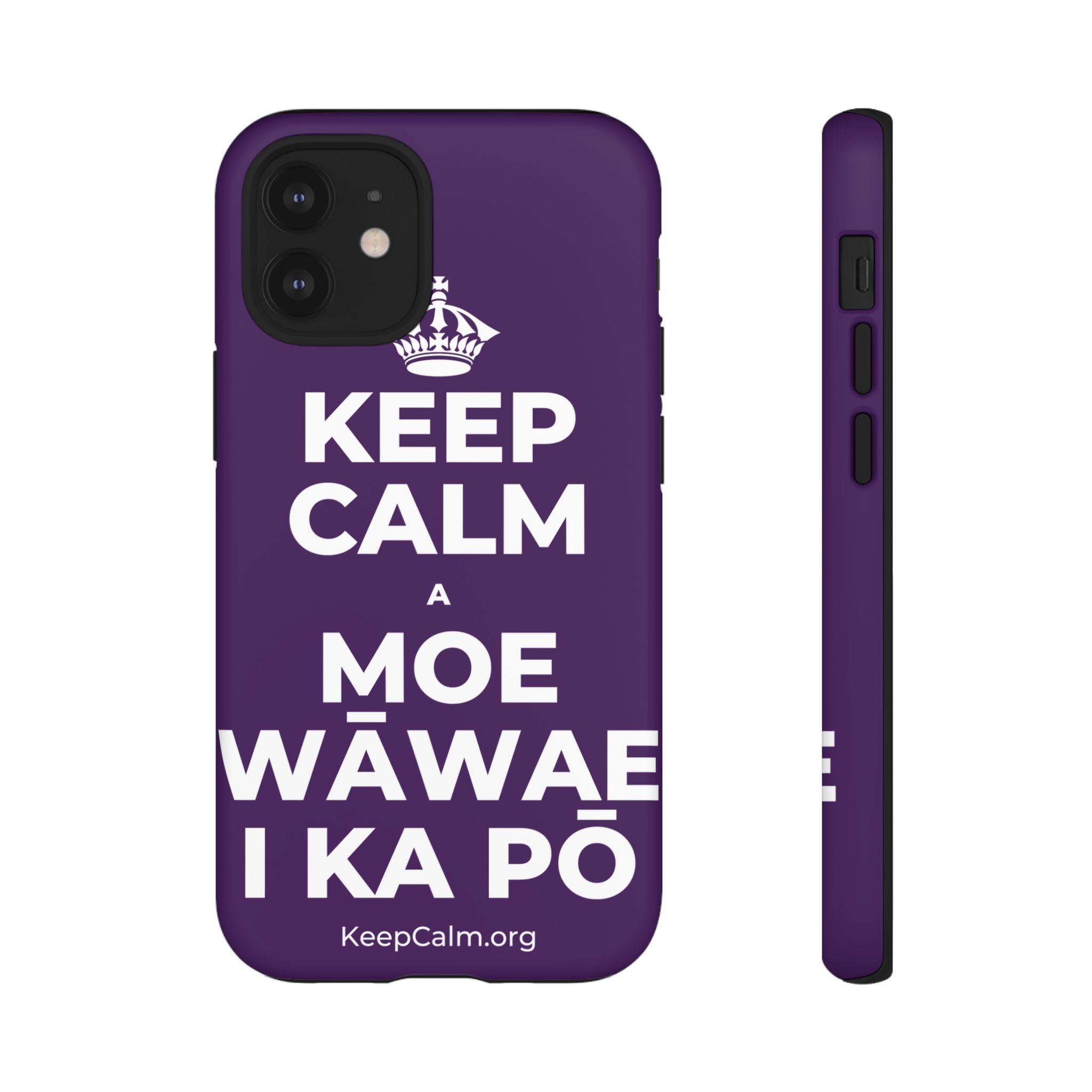 KEEP CALM A MOE WĀWAE I KA PŌ Phone Case