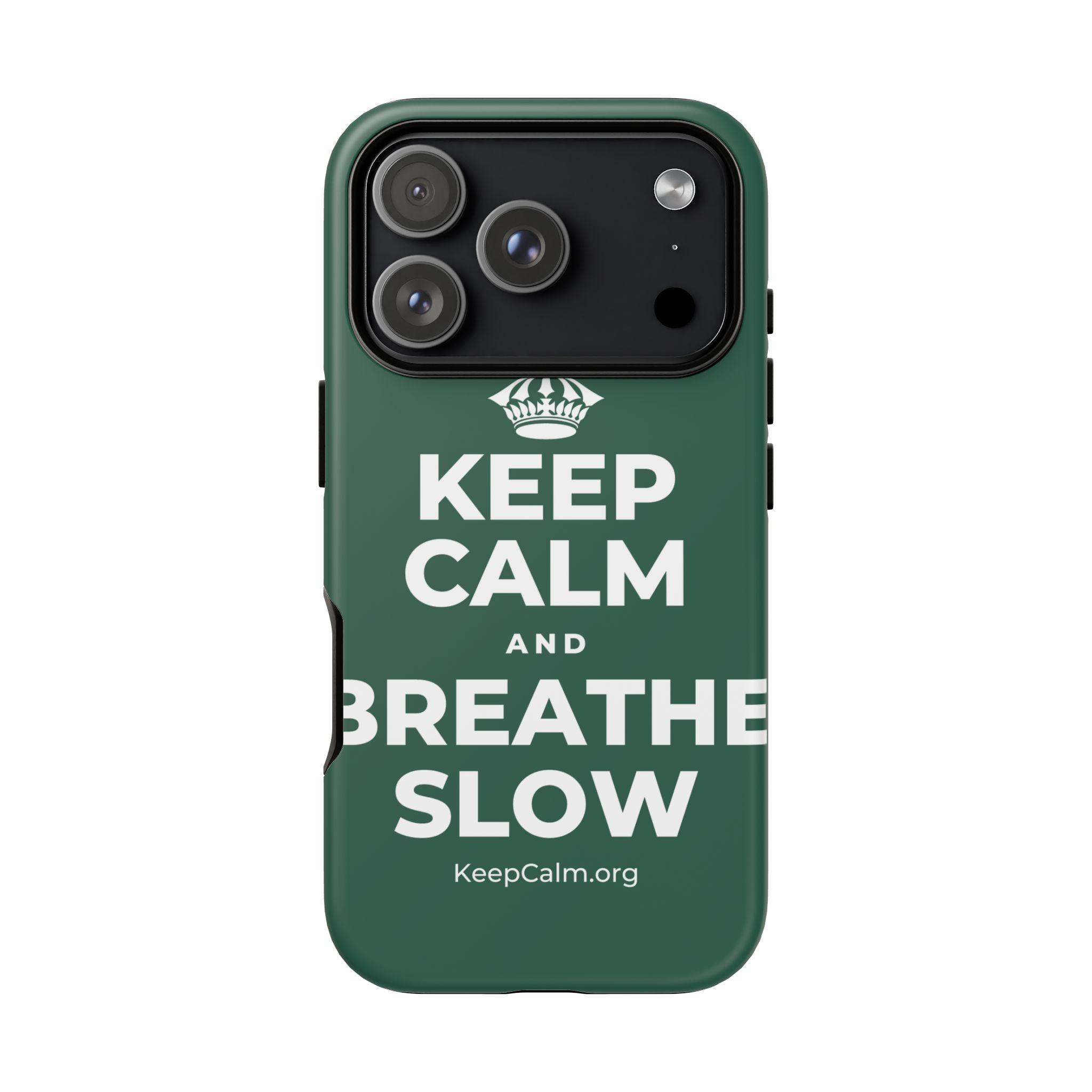 KEEP CALM AND BREATHE SLOW Phone Case