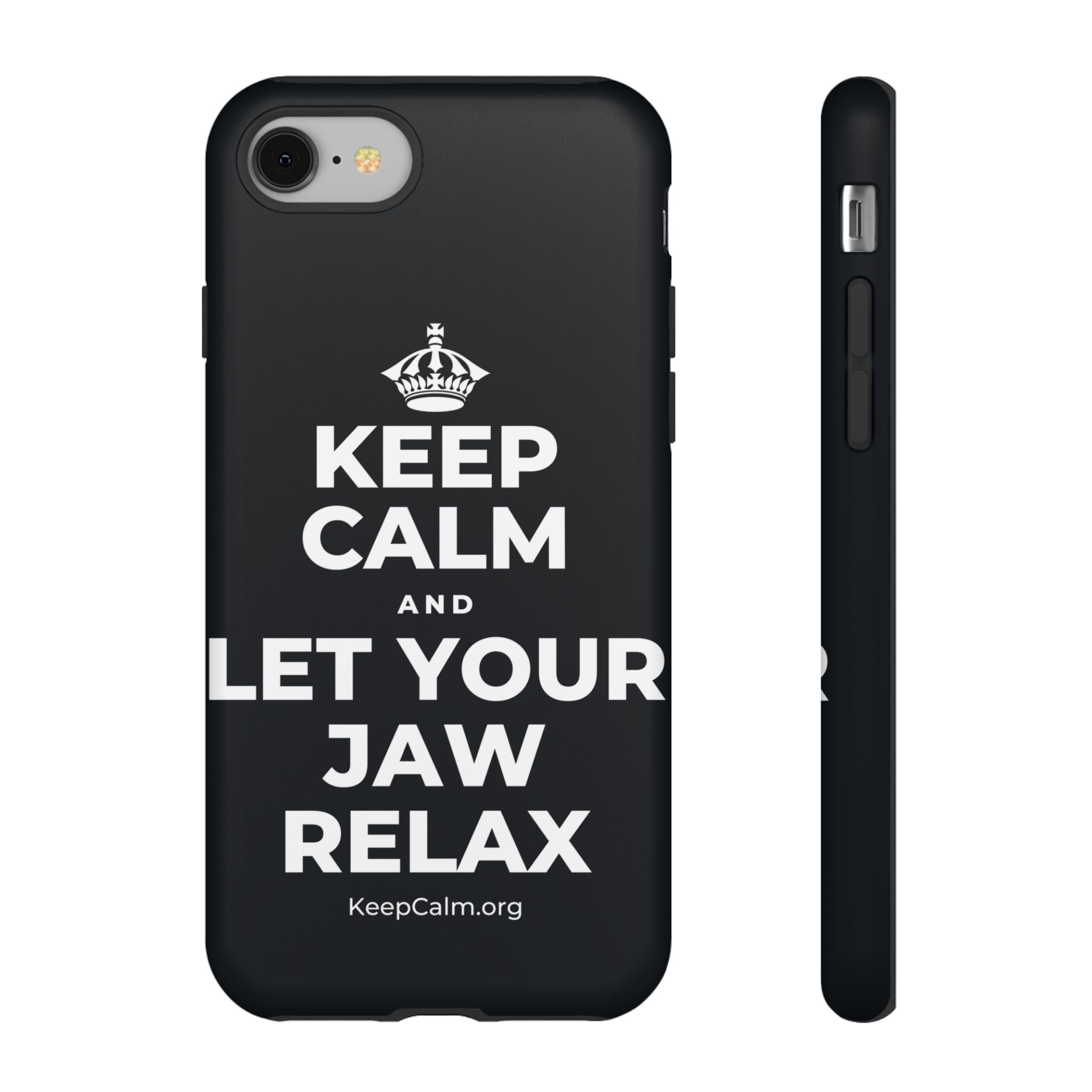 KEEP CALM AND LET YOUR JAW RELAX Phone Case (Dark)