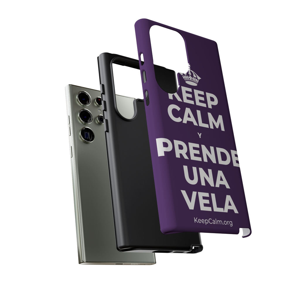 KEEP CALM Y PRENDE UNA VELA Phone Case