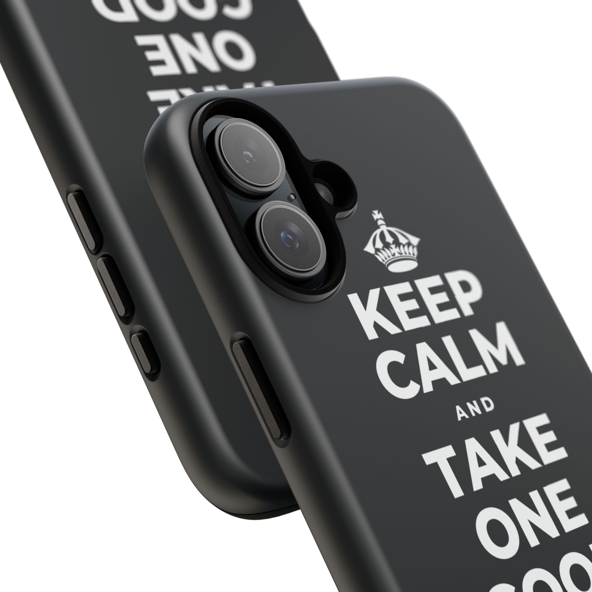 KEEP CALM AND TAKE ONE GOOD DAY AT A TIME Phone Case (Dark)