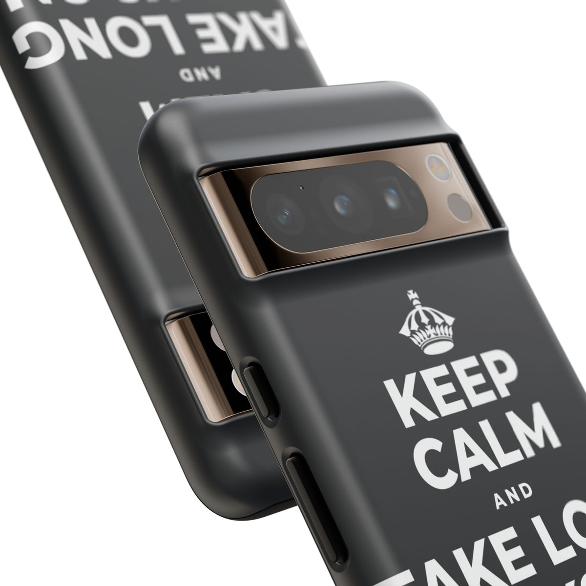 KEEP CALM AND TAKE LONG WALKS ON THE BEACH Phone Case (Dark)