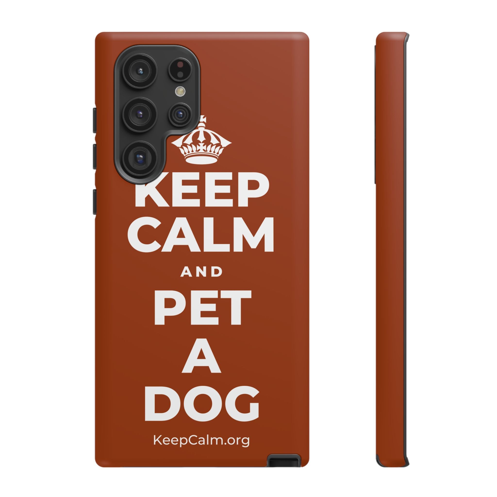 KEEP CALM AND PET A DOG Phone Case