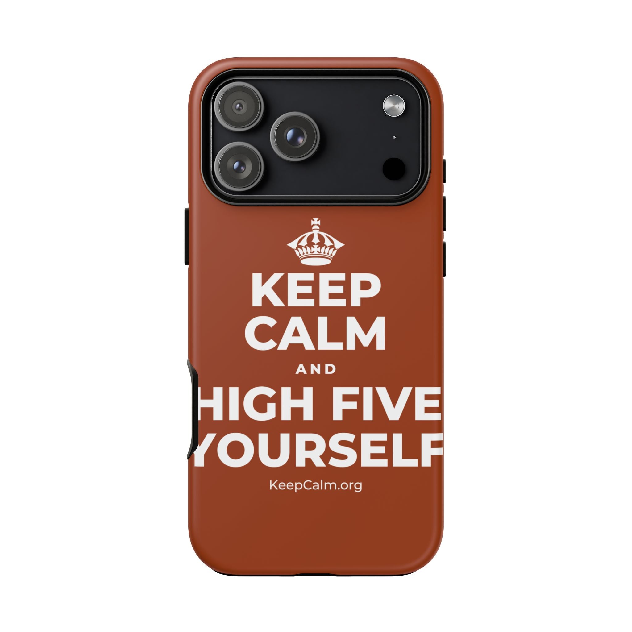 KEEP CALM AND HIGH FIVE YOURSELF Phone Case