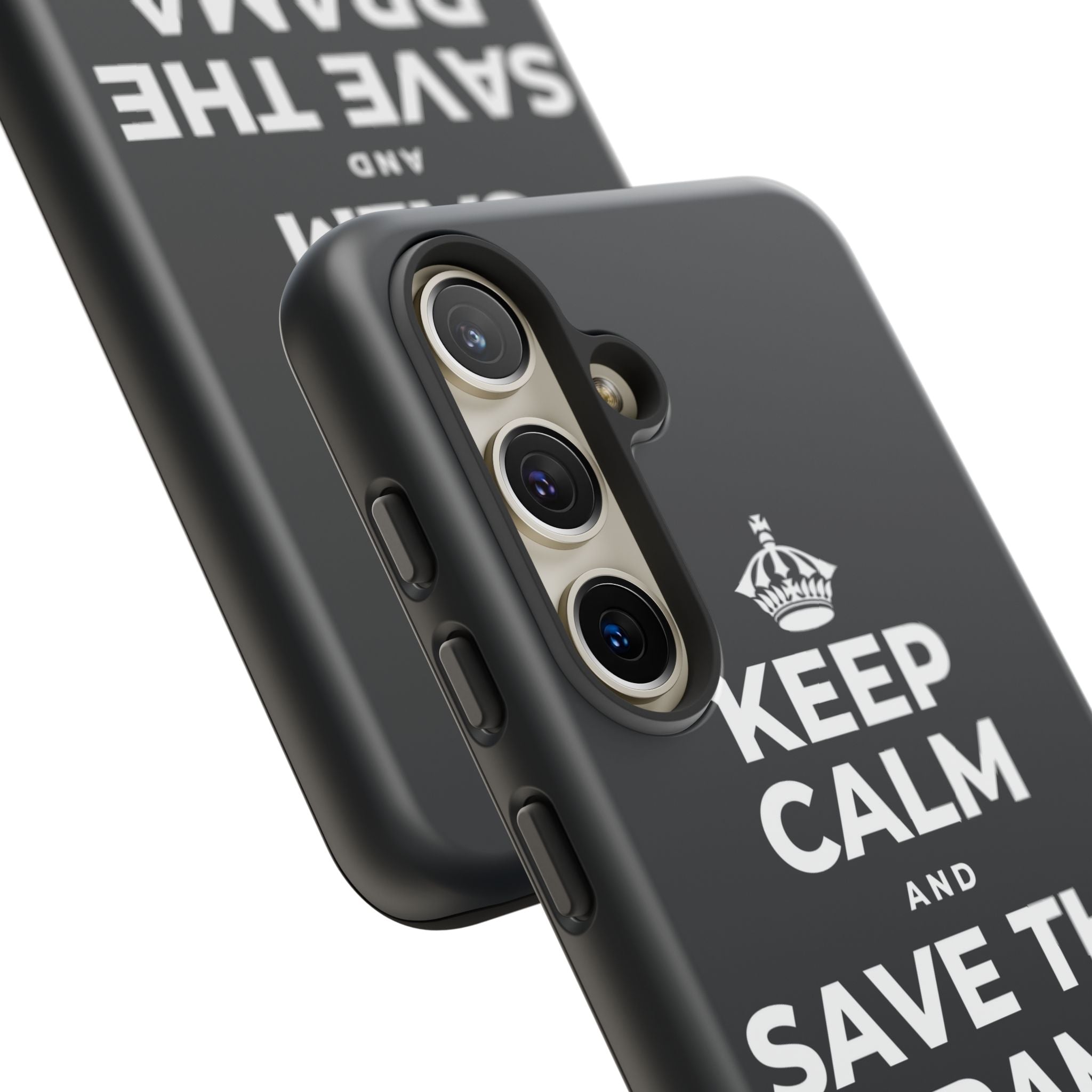 KEEP CALM AND SAVE THE DRAMA FOR YOUR 🦙 Phone Case (Dark)