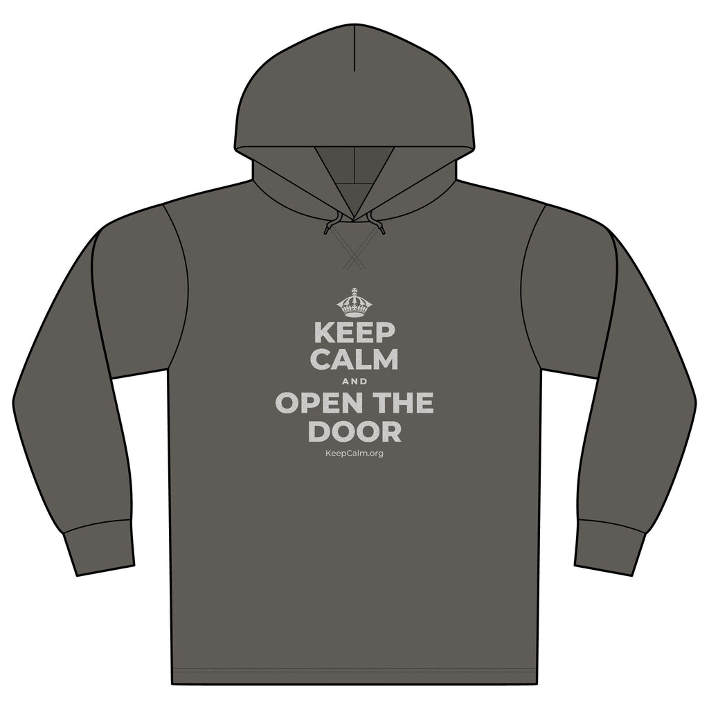 KEEP CALM AND OPEN THE DOOR Organic Hoodie Tee