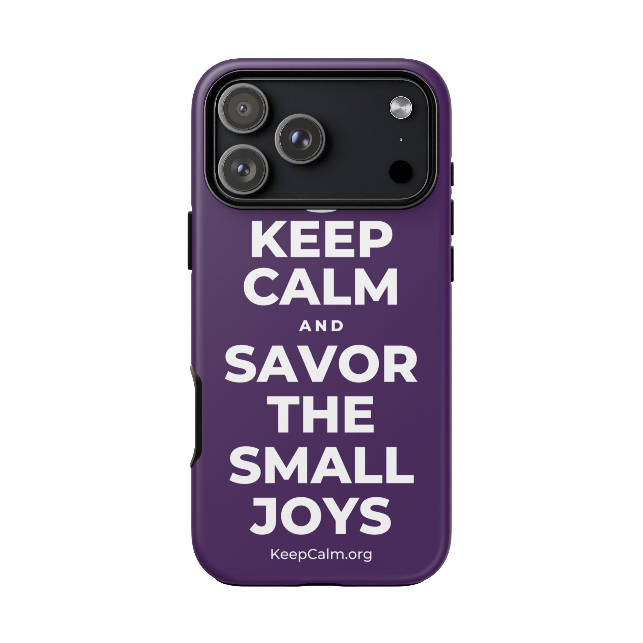 KEEP CALM AND SAVOR THE SMALL JOYS Phone Case