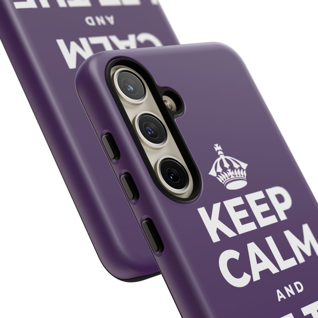 KEEP CALM AND LET THE LIGHT IN Phone Case