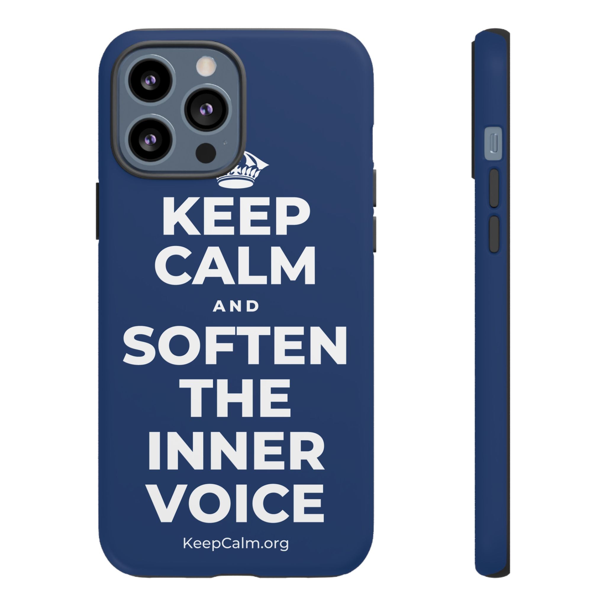 KEEP CALM AND SOFTEN THE INNER VOICE Phone Case