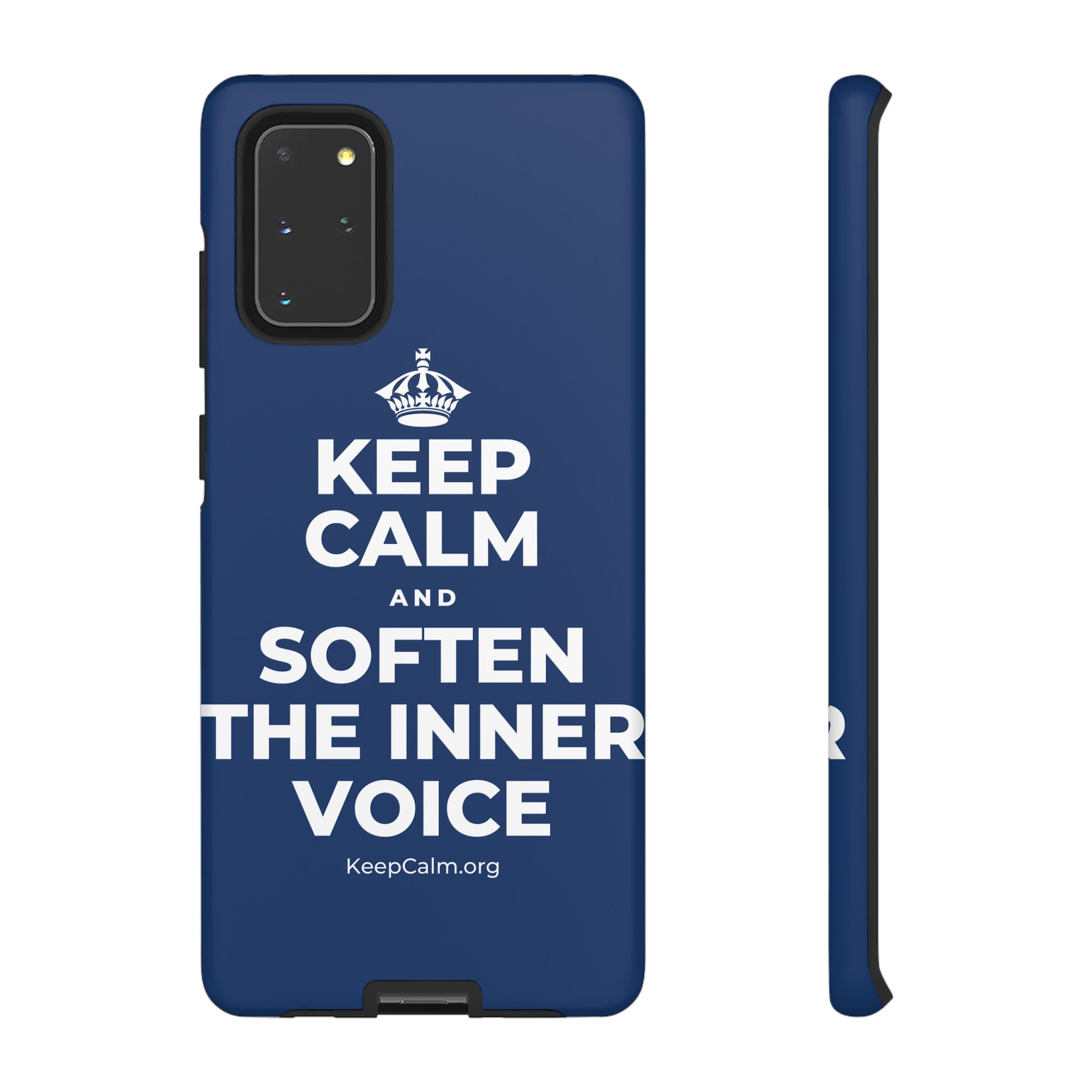 KEEP CALM AND SOFTEN THE INNER VOICE Phone Case