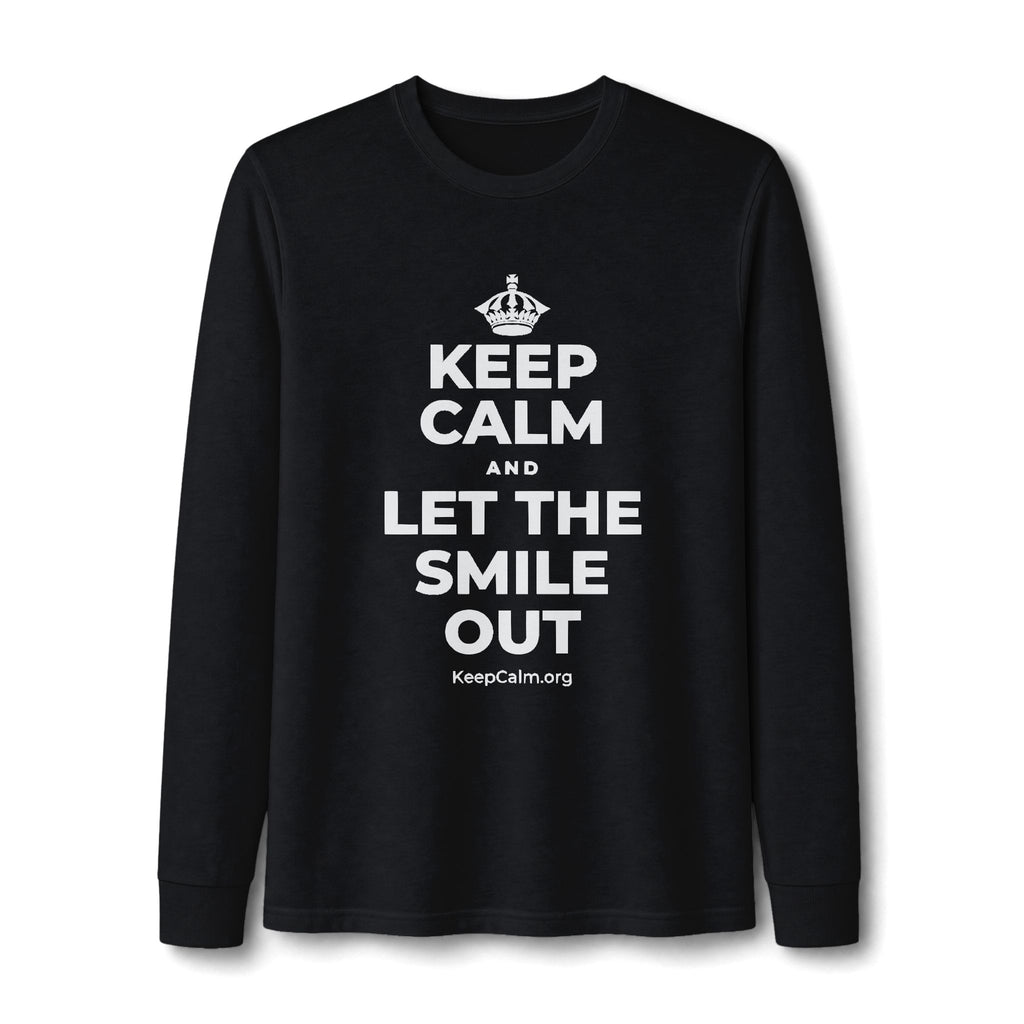 KEEP CALM AND LET THE SMILE OUT Long Sleeve Tee