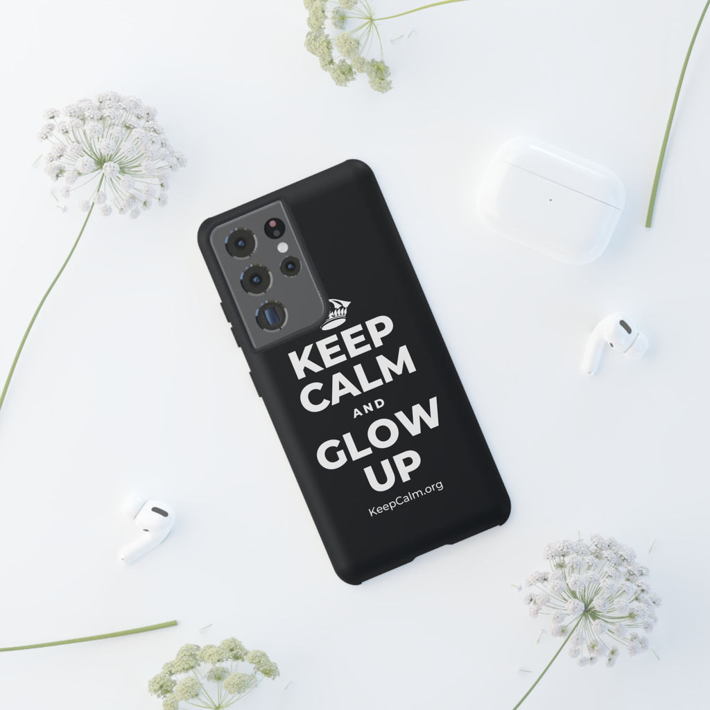 KEEP CALM AND GLOW UP Phone Case (Dark)