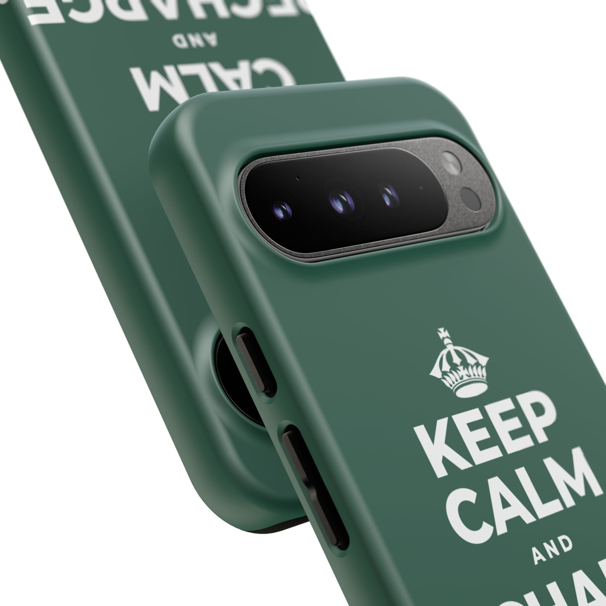 KEEP CALM AND RECHARGE, NO GUILT Phone Case
