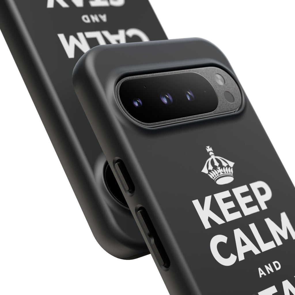KEEP CALM AND STAY FEARLESS Phone Case (Dark)