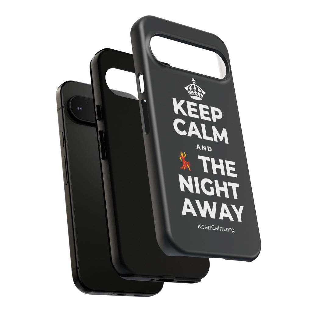 KEEP CALM AND 💃 THE NIGHT AWAY Phone Case (Dark)