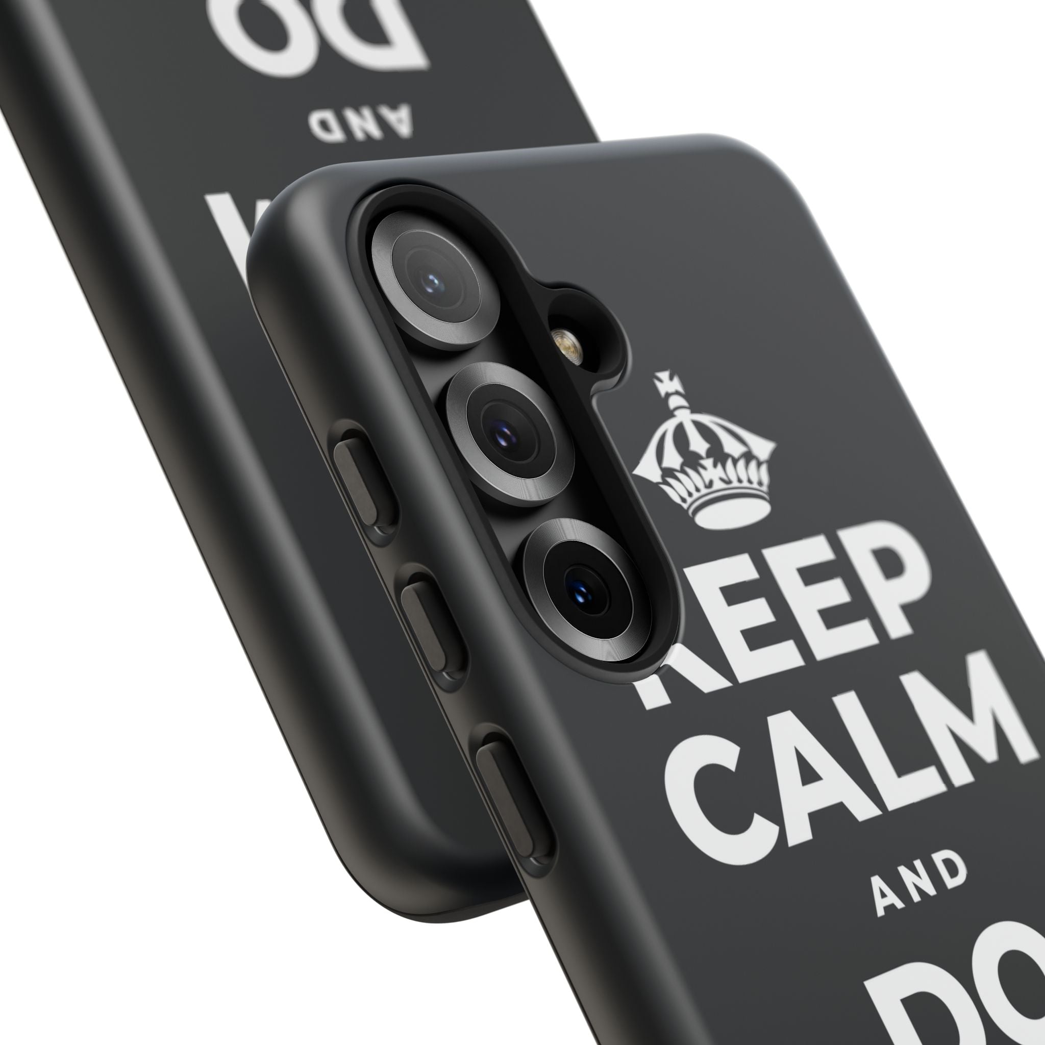 KEEP CALM AND DO LESS, GENTLY Phone Case (Dark)