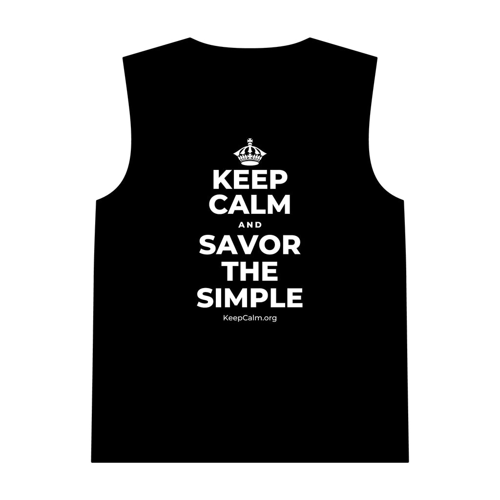 KEEP CALM AND SAVOR THE SIMPLE Tank Top