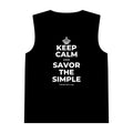 KEEP CALM AND SAVOR THE SIMPLE Tank Top