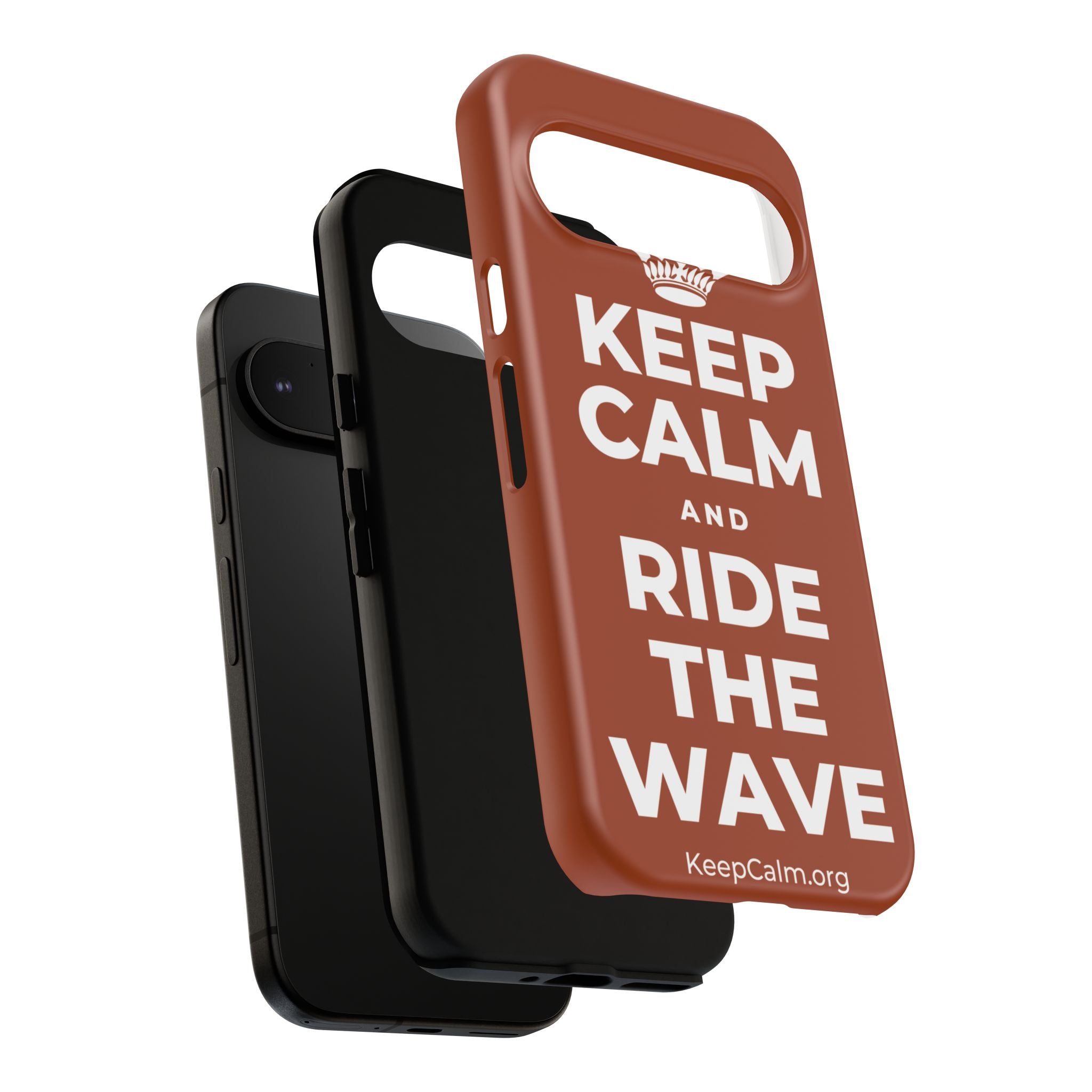 KEEP CALM AND RIDE THE WAVE Phone Case